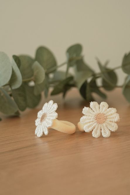 Hovedbilde Hårstrikk 2 pk blomst ...