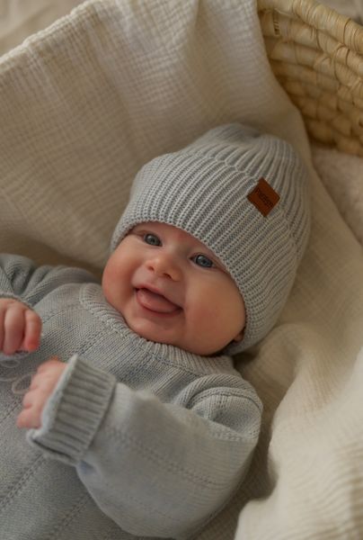 Hovedbilde Knit lue - blue whisper