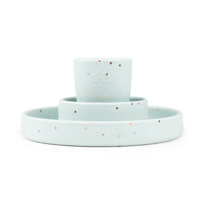 Hovedbilde Middagssett confetti - blue