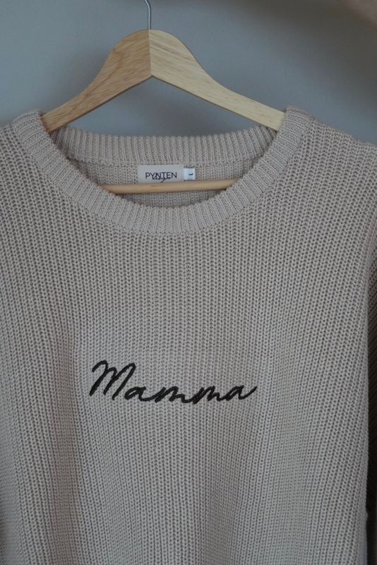 Knit genser voksen - sand