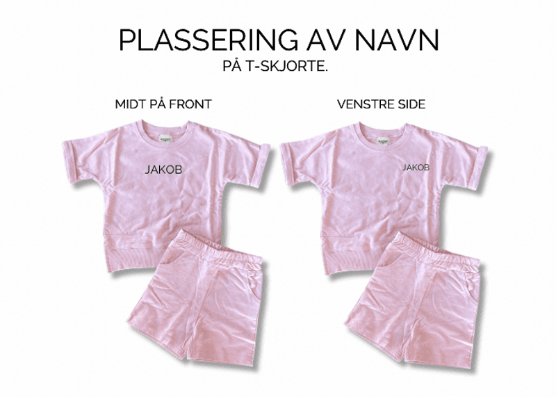 Summer sett shorts + t-skjorte - sand