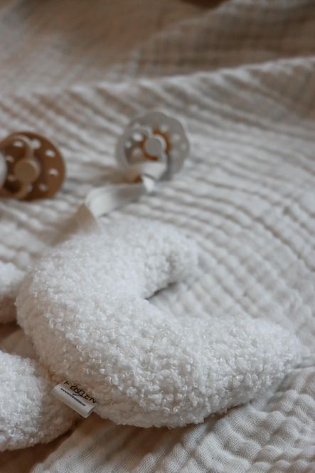 Hovedbilde Bouclé smokkekos - moon cream
