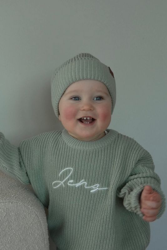Knit lue - minty breeze