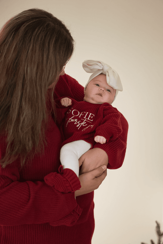 Mellow romper - cranberry