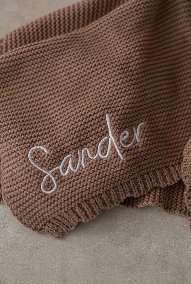 Soft koseklut bamse - warm mocha