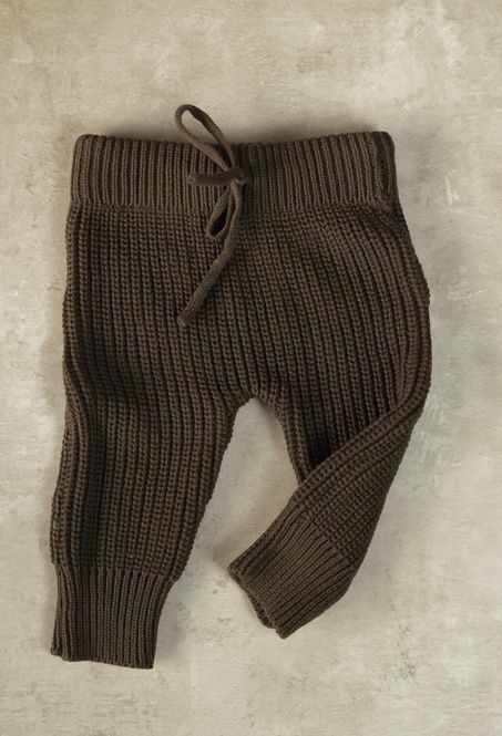 Hovedbilde Knit bukse barn - brown