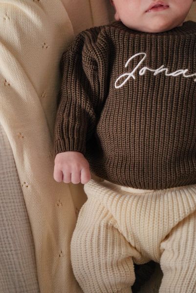 Hovedbilde Knit genser barn - brown