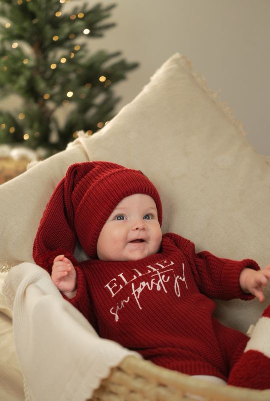 Mellow romper - cranberry